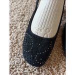 Lucky Brand LK-JOCINA 2 Classic Black Suede Leather Laser Cut Slingback Shoes 6 Photo 1