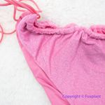 NEW Free People x Its Now Cool Gathered Tie‎ Pant in quartz lurex, size S Pink Photo 6