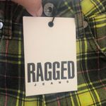 The Ragged Priest NWT Ragged Yellow and Black Plaid Jeans Sz 26 Photo 13