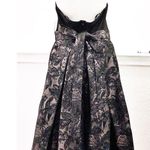 Slny  Dress Black Gunmetal Fit & Flare Open Back Tie Neck Maxi Size 14 New w/Tag Photo 5