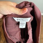 Athleta  Venice Velvet Stripe Jogger in Antique Burgundy Photo 5