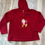 Disney Vintage Dopey Hooded Fleece Size XL, small hole in back shown in last pic Photo 0
