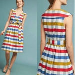Anthropologie MAEVE Multicolor Cricket Club Midi Dress Photo 1