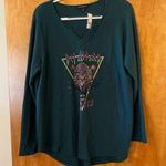 Lane Bryant  Def Leopard Novelty Band Shirt Casual Waffle Knit Top NWT Size 14-16 Photo 0