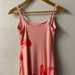 SheIn NWOT Pink Tropical Floral Bodycon Midi/Maxi Dress Size S Photo 8