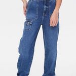 Forever 21 Denim Cargo Jeans Photo 4