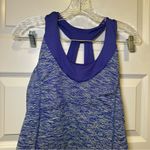 Road Runner Sports Blue Print V Neck Sleeveless Tank size M Size M Photo 3