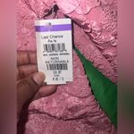 Ganni NWT Elegant Pink Lace Dress size Photo 5