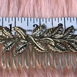 Fairycore Elegant Golden Vine Hair Comb Photo 3