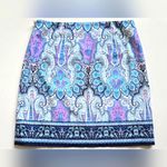 Mykonos Paisley Skirt Talbots Size 8 Photo 1