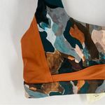 Fabletics  Gabriella‎ Scoop Back Swim Bra Paintbrush Camo Print 4 Way Stretch Photo 3