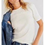 Free People WE THE | Cream Ivory Stretch Care Red Delicious Sunset Drive | Small Photo 0