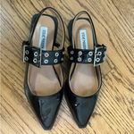 Steve Madden | Karson Slingback Black Patent Pointed Toe Flats Size 6.5 Photo 4