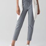 Lululemon grey open leg pants unsized 15” waist Photo 0