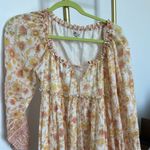 Billabong NEW NWT “Endless Sunset” floral long sleeve maxi dress yellow pink Photo 3