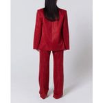 SLA The Label Red Paloma Sparkle Blazer Red Size XXS Photo 4