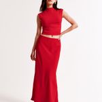 Abercrombie & Fitch NWOT Abercrombie Paloma Top in Red Photo 1