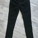 Rag and Bone High Rise Ankle Skinny Black Velvet Women's 27 Photo 0