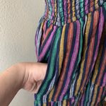 Marine layer Selene Maxi Dress Sleeveless Stripe Navy Blue Multicolor Sz M $148 Photo 6