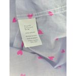 Frank & Eileen Neon Pink Heart Button Up Shirt Medium Oversized Photo 4