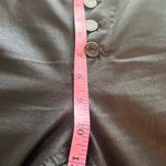 White House | Black Market High Rise Brown Coated Denim Size 10 EUC button fly Photo 5