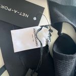 NWT ANDREĀDAMO Jersey Ribbed Cut Out Stretch Bra Black Sz S/M Photo 3