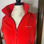 Columbia  Vibrant Red Fleece Vest Photo 1