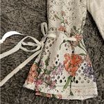 R&K Lace dress women’s size 16 floral print Xl Spring Summer White Pink Wedding Photo 8