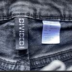 Divided H & M black high rise Denim distressed Size 4 Photo 2