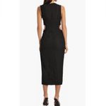 Avec Les Filles NWT  Black Knit Cutout Studded Sheath Dress 6 Photo 2