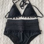 Amazon Pom Pom Black Bikini Photo 0