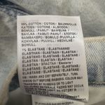 Wrangler  Festival Stretch Denim Boyfriend Blue High Rise Boho Western Shorts 35 Photo 3