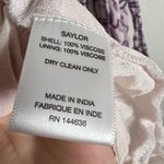 Saylor Amarette Puff-Sleeved Purple Floral Print Maxi Dress Size XS Photo 10