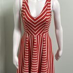 Anthropologie  Saturday Sunday Coral & White striped dress Photo 3