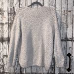 Altar'd State Altar’d state chunky knit gray cream vneck sweater Photo 3