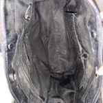 Rebecca Minkoff MAB Carryall Tote Black Leather Large Purse Metal Feet Spacious Photo 3