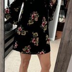 Deep V Short Flowy Dress Size L Photo 0