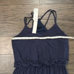 PaperMoon NWT  Petite Navy Knit Maxi Dress Sz MP Photo 5