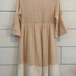 Flamingo  Urban Pink Gauzy Bell Sleeve Boho Dress.  Size Small. EUC Photo 0