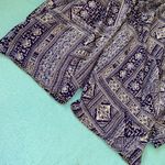 Cotton On Anja draped kimono tribal patchwork pattern beaded short sleeve size M Photo 2