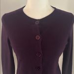 Talbots  Deep Purple Cashmete Cardigan sz PS Photo 1
