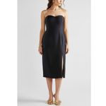 Anthropologie HUTCH x Slim Bow-Back Midi Dress, Black, 6 (US) Photo 2