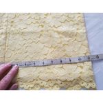 Rachel Parcell Yellow Clover Lace Wide Leg Crop Trousers Pants Womens Size 6 Photo 7