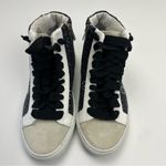 P448 Star Sting High-Top Sneakers Womens Size EU 37 US 7 Black White *FLAWED Photo 1