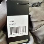 La Femme Pewter Off the Shoulder Column Gown Size 0 25206 NWT Mother of Bride Photo 8