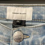 Current/Elliott High Waist Ankle Jeans In Barren with Sheared Hem Size 26 Photo 4