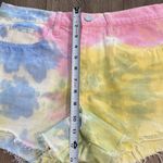 BLANK NYC The Barrow Vintage High Rise Tie Die Cut Off Jean Shorts Size 30 Photo 8