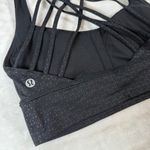 Lululemon  free to be wild longline bra black size 6 athletic wear workout Photo 3