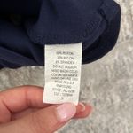 Rolla Coster  | Navy Blue Criss Cross Crop Top Cap Sleeves Small Photo 3