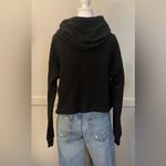 Santa Cruz Skateboards Black Cropped Floral Hoodie Photo 2